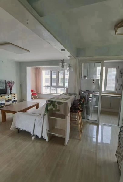 丽景华庭三楼92平，2016年框架房，三室朝阳两厅，全明户型