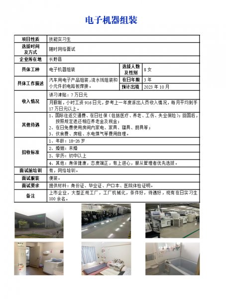 日本劳务： 资质公司， 一手单，包培训费、包机票