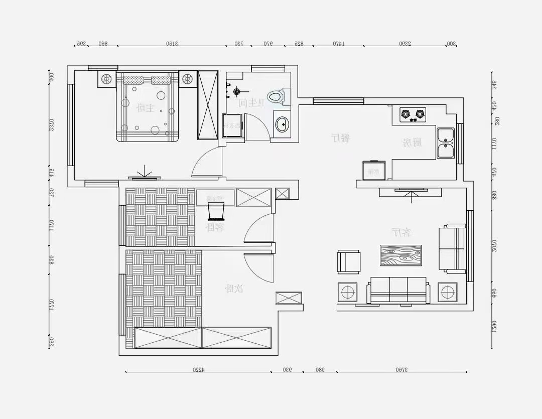金谷之园，西边户，全框架3室向阳，5楼，88.53平，36.
