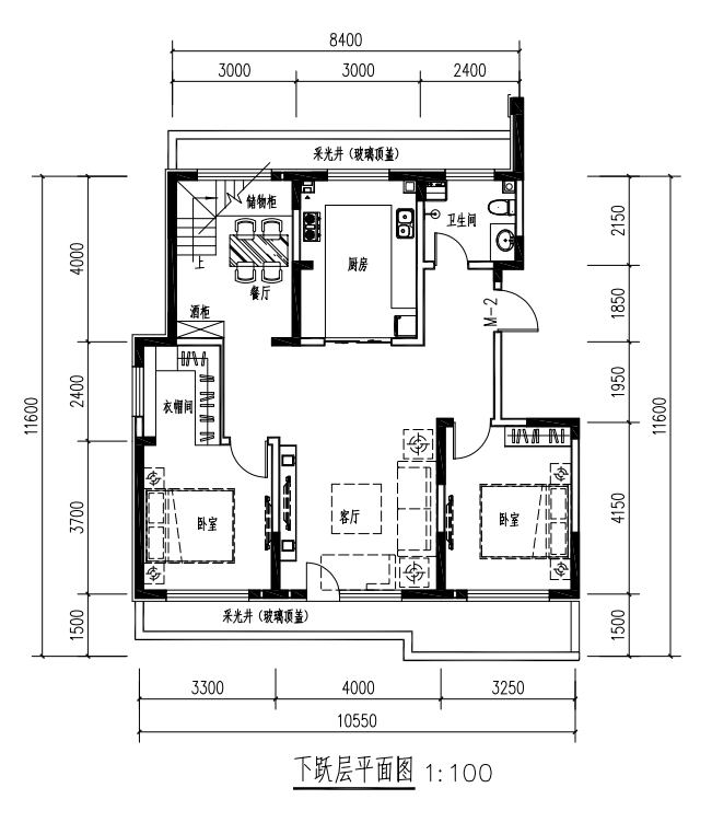 紫锦嘉园一楼（含下跃层），建筑面积118.43