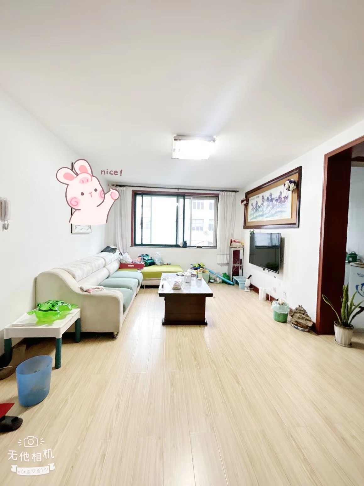 西馨园小区3楼93平精装短住两室两厅可改3室仅售43.8万支