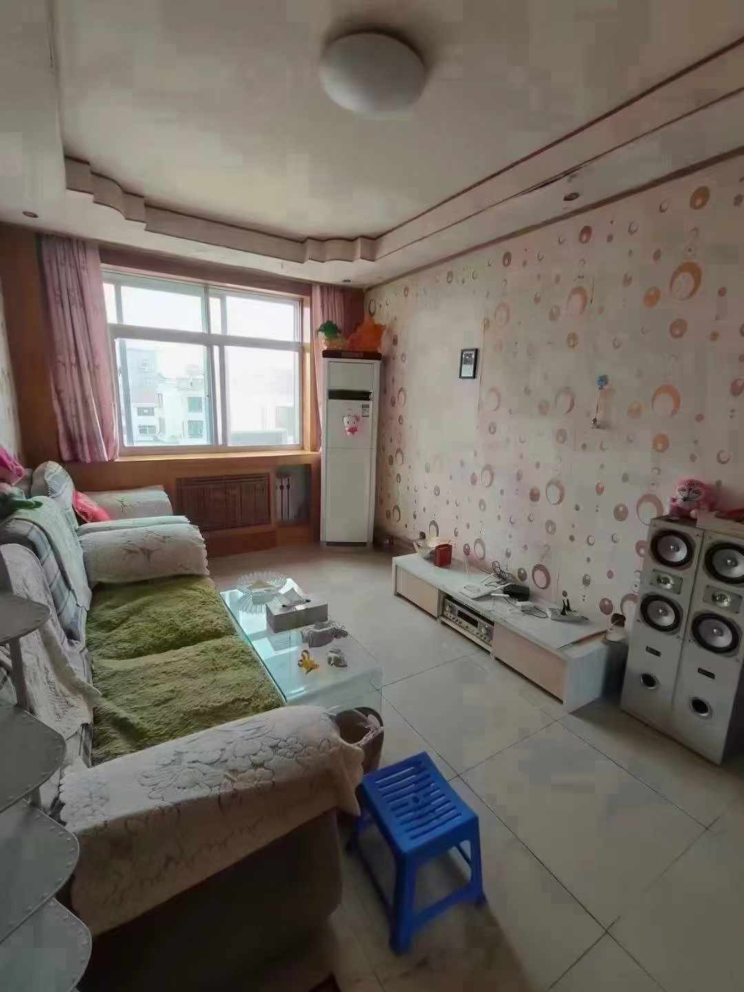 向阳二区，（​百分百附近）六楼，80平，两室两厅，月租800