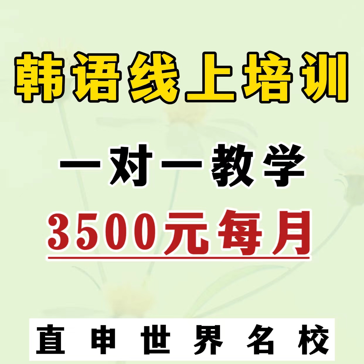 日语韩语线上培训