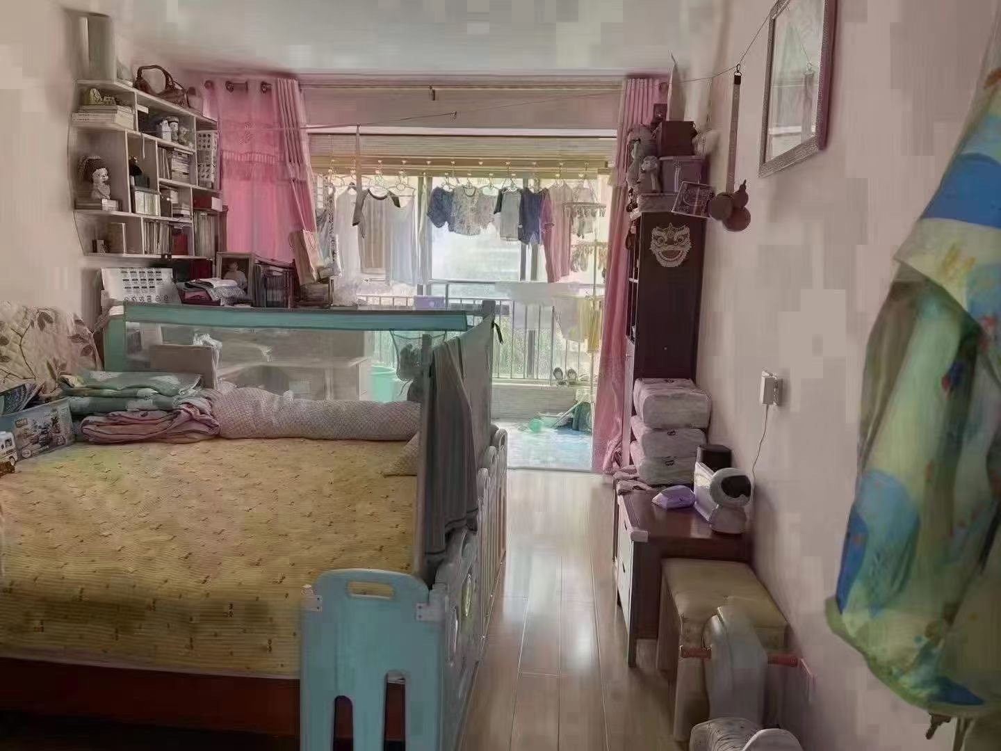 瑞晟小区框架2楼，92平两室两厅，地暖，精装短住带家具家电