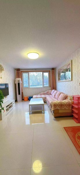 0首付)兴发小区一楼86平，家电家具齐全，新空调