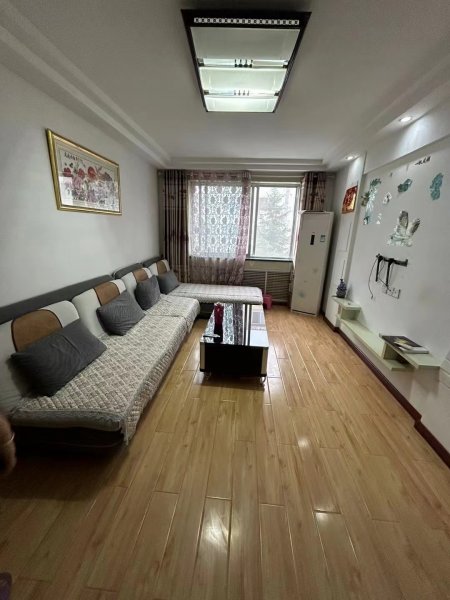 金泰小区二楼82平，两室两厅，精装双气，配有家电，拎包入住，不能养宠物