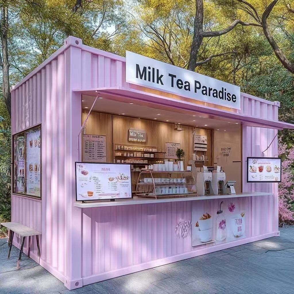利群休闲广场摊位集装箱店出租